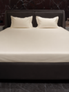 Off White 400 TC Cotton Double Bedsheet